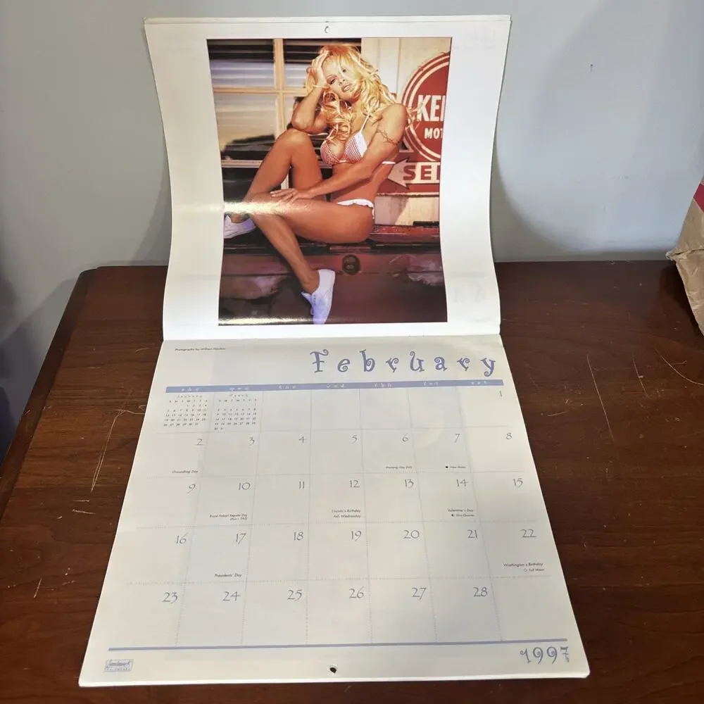 Pamela Anderson 1997 Calendar 90s Pamela Lee Official Merch Collectible RARE